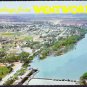 A2407 Australia NSW Wentworth Aerial View Murray Darling River Junction postcard