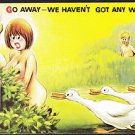 B1261cgt Humour We Haven't Got any Worms #576 postcard