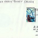 CV0062ryt Black Arrow Rocket Launch 2SPE1970 pmk Woomera Australia Space Cover