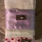 Girl's Ribbon Burp Cloths (3 pack)