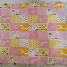 Girl's Giraffe Tag Blanket