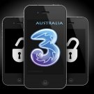 Factory Unlock your Iphone 3G / 3GS / 4 / 4S ( 3 Hutchison Australia ) 1-3 days