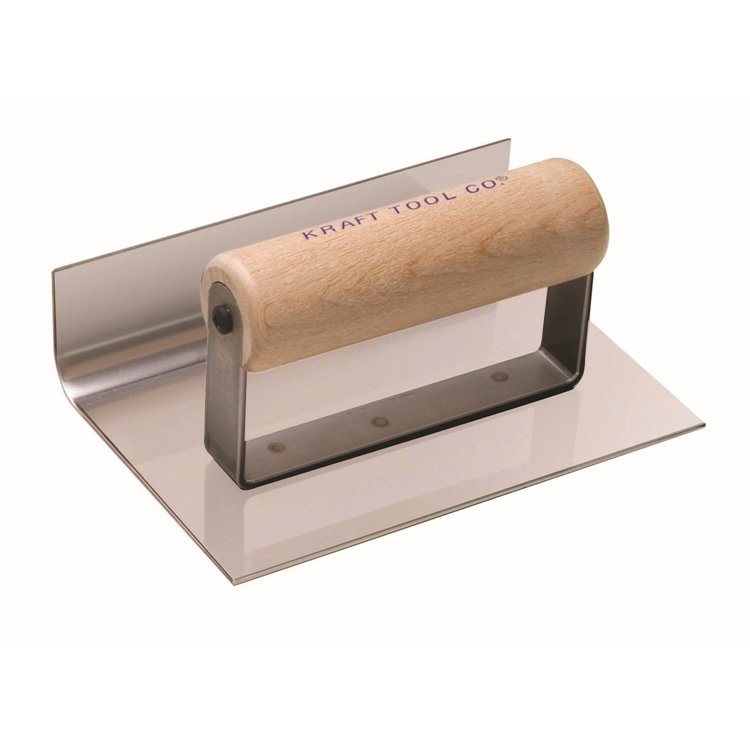 Kraft 6" x 4" cove trowel 3/4" radius