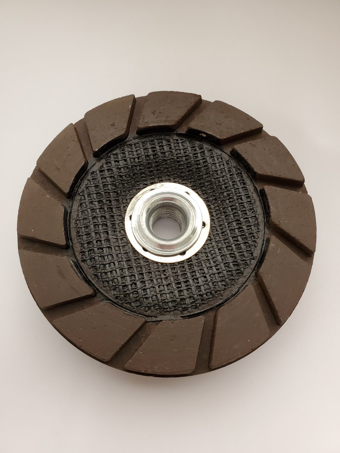 5" Ceramic bond 30 Grit transitional edging cup wheel