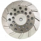 7" 12 Segment Turbo style cupwheel - 5/8 - 11 threaded