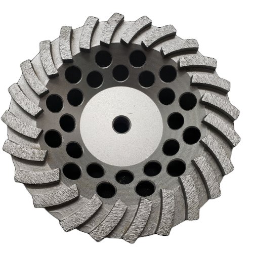 7" 24 Segment Turbo cupwheel - 5/8 - 11 threaded
