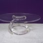 Vintage Mid Century Modern Dorothy Thorpe Style Lucite Acrylic Cake Cupcake Stand Plate 601