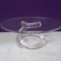 Vintage Mid Century Modern Dorothy Thorpe Style Lucite Acrylic Cake Cupcake Stand Plate 601