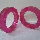 (10) Vintage NOS Pink Lucite Acrylic Bangle BANGLES Bracelets Estee Lauder 1092
