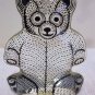VTG Abraham Palatnik Lucite Acrylic Teddy Bear Sculpture Figurine 2725