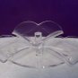 Vintage Modern Sculptural Acrylic Lucite Centerpiece Platter Tray Tiered 2451