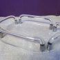 Vintage Dorothy Thorpe Mid Century Modern Lucite Acrylic Chrome Cocktail Vanity Tray 2775