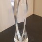 Vintage Modern Acrylic Lucite Sculpture Prism Alessio Tasca ? Tower Column 2794