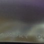 Vintage Tall Modern Kinetic Abstract Signed Dan Murphy Sculpture Ribbon Metal Lucite 2853