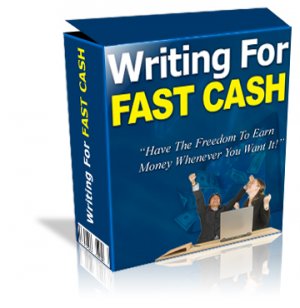 Writing for cash (with resell rights)