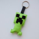 Handmade Creeper felt plush key chain, bag decor