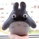 Handmade Totoro with mustache felt plush toy