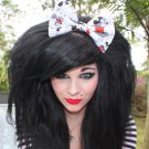 Valentine's Day SALE 5"x7" Mickey n Minnie Vintage Comic Hair Bow w/snapclip