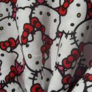 Medium Valentine's Day "Hello Kitty Faces" 7" x 10" Fashion Hair Bow w/snapclip