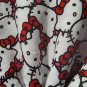 Medium Valentine's Day "Hello Kitty Faces" 7" x 10" Fashion Hair Bow w/snapclip