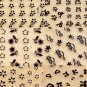 50 Sheet x 3D Design Tip Nail Art Sticker Decal Manicure Mix Color Flower Free Shipping