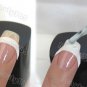 Hot Selling 3 Packs/lot Nail Art Tips Form Fringe One Style Guides Nail Sticker DIY Stencil