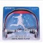 Red Wireless Headset Style Sport MP3 Player, TF Card MP3 Player, Digital Music Player
