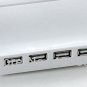 Romantic Fluorescence USB Message Board Clock Electronic Luminous Alarm Clock with 4 Ports USB Hubs