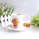 Pottery and porcelain enamel bone porcelain coffee cup tea cup gift set free shipping