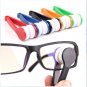 Mini Microfiber Glasses Eyeglasses Cleaner Cleaning Clip 3pcs(Random Color)
