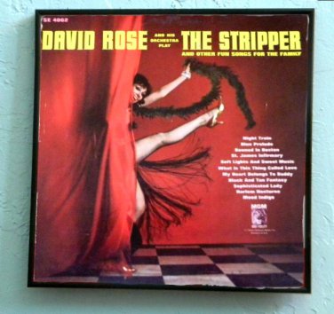 Framed Vintage Record Album  -  The Stripper  0036