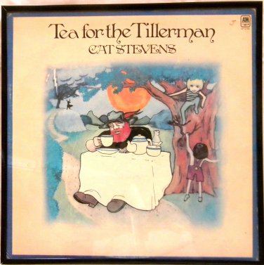 Framed Vintage Record Album - Tea For The Tillerman  - Cat Stevens  0039