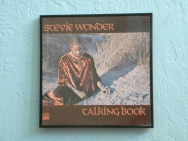 Framed Vintage Record Album  - Talking Book - Stevie Wonder  0042