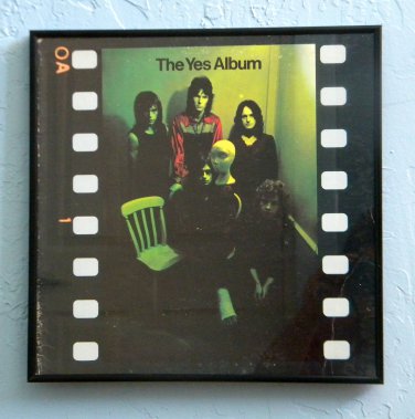 Framed Vintage Record Album  - Yes Album  0047