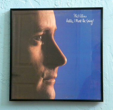 Framed Vintage Record Album - Hello I must be Going  - Phil Collins  0049