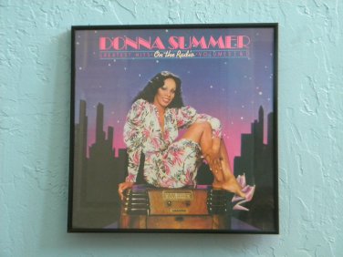 On the Radio - Donna Summers - Framed Vintage Record Album  -   0050