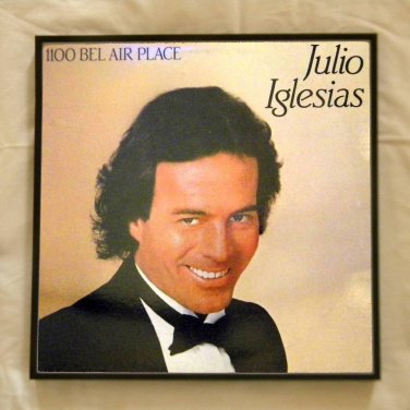 Framed Record Album Cover  - 1100 Bel Air Place  -  Julio Iglesias  0054
