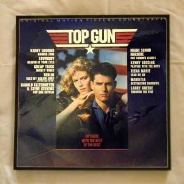 Framed Record Album  Cover - Top Gun the original motion picture sound track  0059