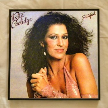 Framed Record Album Cover - Satisfied  -  Rita Coolidge  0063