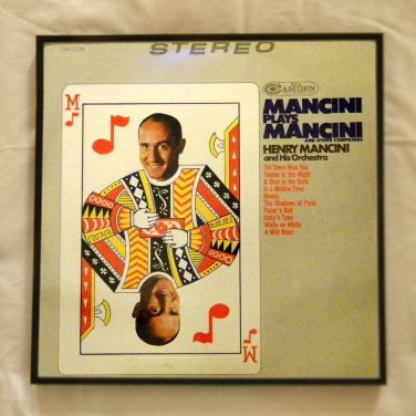 Framed Record Album Cover  -  Mancini Plays Mancini  -   Henry Mancini  0070