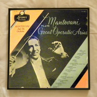 Framed Record Album Cover - Mantovani Plays Great Operatic Arias  0076