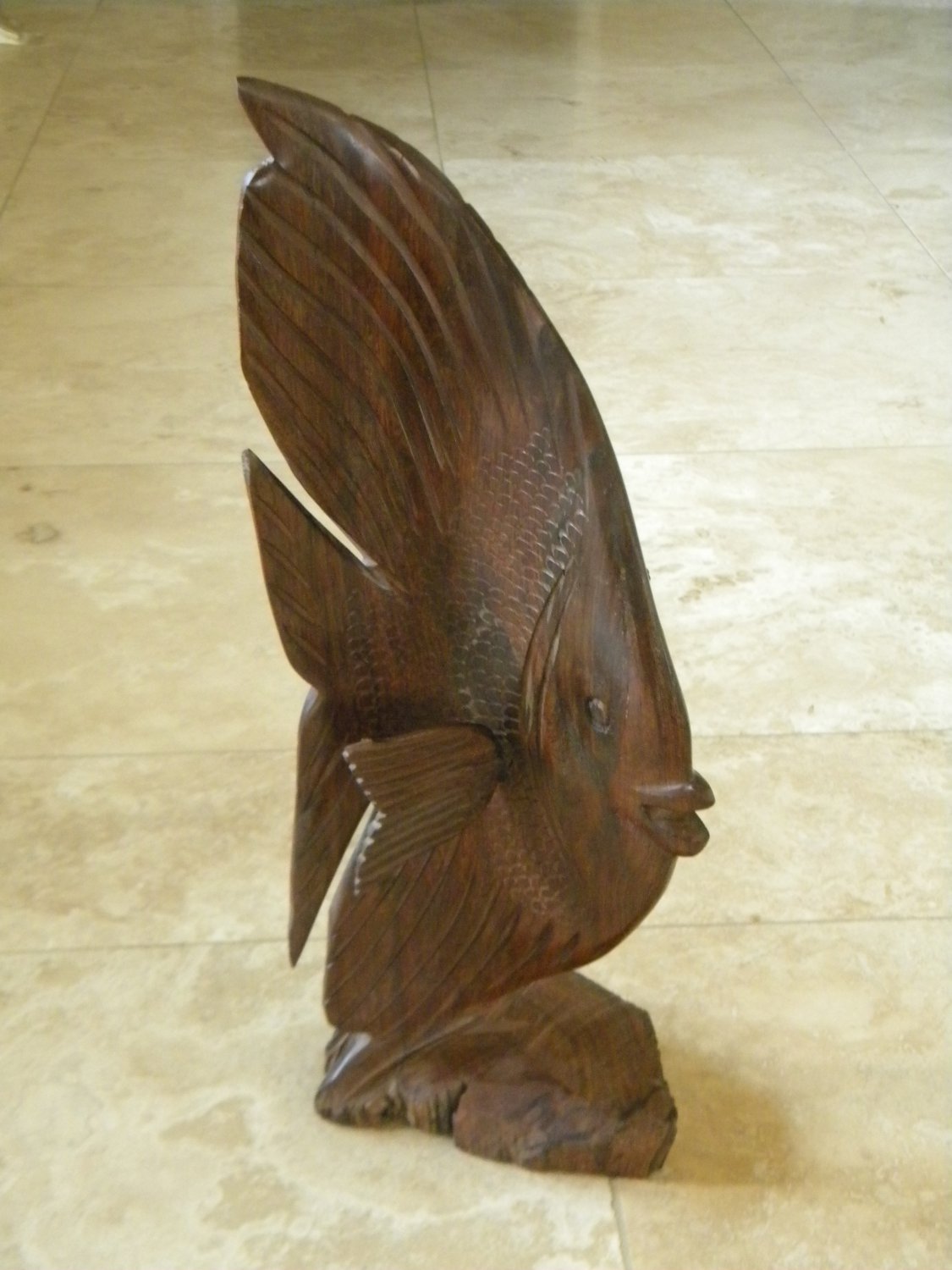 Wood Carving Fish Large