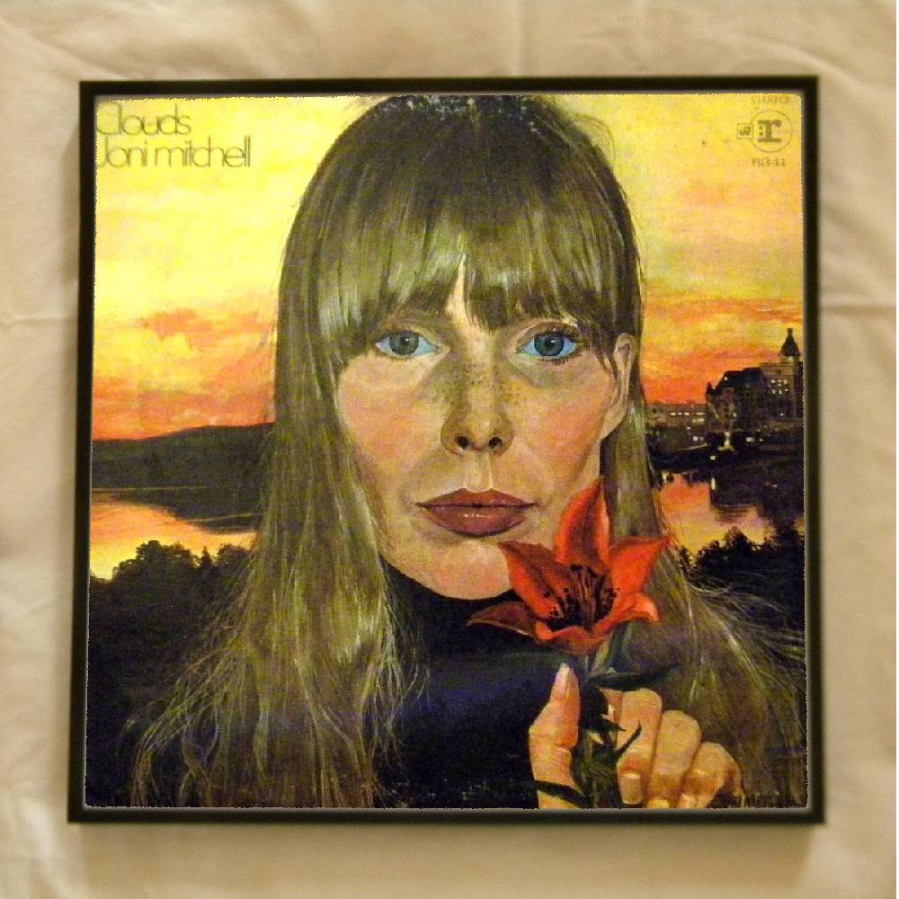 Framed Vintage Record Album Cover - Clouds - Joni Mitchell 0086.