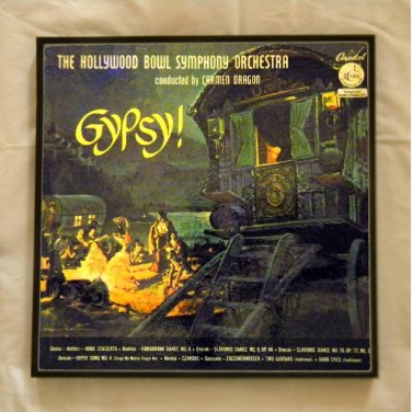 Framed Record Album Cover - Gypsy - The Hollywood Bowl Symphony Orchestra with Carmen Dragon  0090