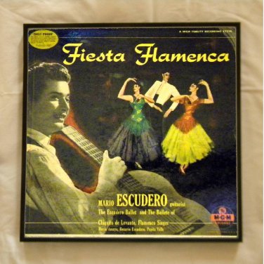 Fiesta Flamenca - Mario Escudero - Framed Vintage Record Album Cover â 0096
