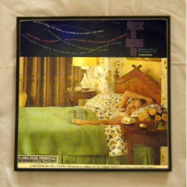 Music to Dream By - Framed Vintage Record Album Cover â�� 0110