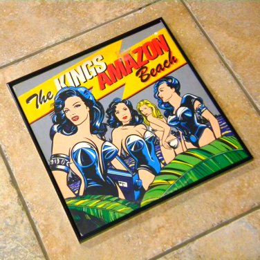Kings - Amazon Beach - Framed Vintage Record Album Cover