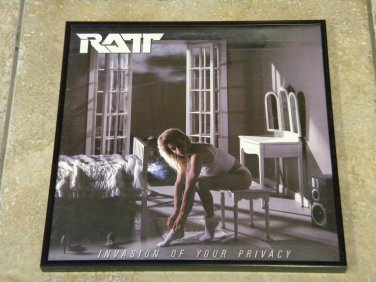 Ratt - Invasion of Your Privacy - Framed Vintage Record Album Cover â�� 0136