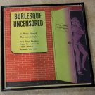 Burlesque Uncensored - Framed Vintage Record Album Cover – 0157