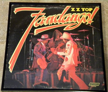 Fandango! - ZZ Top - Framed Vintage Record Album Cover â�� 0164